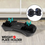 48KG Powertrain Adjustable Dumbbell Set With Stand Blue thumbnail 4
