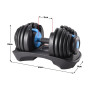 Powertrain 48kg Blue Adjustable Dumbbell Home Gym Weights thumbnail 2