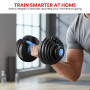Powertrain 48kg Blue Adjustable Dumbbell Home Gym Weights thumbnail 6