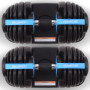 Powertrain 48kg Blue Adjustable Dumbbell Home Gym Weights thumbnail 10