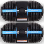 Powertrain 48kg Blue Adjustable Dumbbell Home Gym Weights thumbnail 11