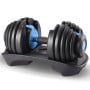 Powertrain 24kg Adjustable Dumbbell Home Gym Exercise Weights Free Workout Blue thumbnail 1