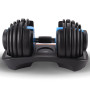 Powertrain 24kg Blue Adjustable Dumbbell Home Gym Weights thumbnail 8