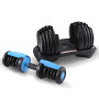Powertrain 24kg Blue Adjustable Dumbbell Home Gym Weights thumbnail 9