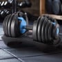 Powertrain 24kg Adjustable Dumbbell Home Gym Exercise Weights Free Workout Blue thumbnail 11