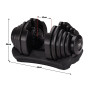 Powertrain 80kg Adjustable Dumbbell Home Gym Weights with Stand thumbnail 3