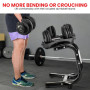 Powertrain 80kg Adjustable Dumbbell Home Gym Weights with Stand thumbnail 5