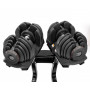  Adjustable Dumbbell Set with Stand - 80kg thumbnail 4
