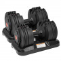 2x 20kg Powertrain Adjustable Home Gym Dumbbells thumbnail 1