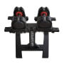 Powertrain GEN2 Pro Adjustable Dumbbell Set - 2 x 25kg (50kg) Home Gym Weights with Stand thumbnail 3