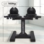 Powertrain GEN2 Pro Adjustable Dumbbell Set - 2 x 25kg (50kg) Home Gym Weights with Stand thumbnail 5