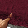New Designer Shag Shaggy Floor Confetti Rug Burgundy 200x230cm thumbnail 4