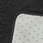 New Designer Shaggy Floor Confetti Rug Black 200x230cm thumbnail 4