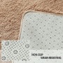 New Designer Shaggy Floor Confetti Rug Cream 200x230cm thumbnail 2