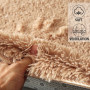 New Designer Shaggy Floor Confetti Rug Cream 200x230cm thumbnail 3
