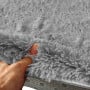New Designer Shaggy Floor Confetti Rug Grey 160x230cm thumbnail 4