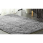 New Designer Shaggy Floor Confetti Rug Grey 160x230cm thumbnail 1