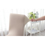 6pcs Stretch Elastic Dining Room Washable Chair Cover Champagne thumbnail 3