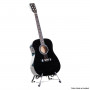 Karrera Electronic Acoustic Guitar 41in  - Black thumbnail 1