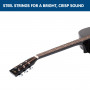 Karrera Electronic Acoustic Guitar 41in  - Black thumbnail 4
