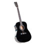 Karrera Electronic Acoustic Guitar 41in  - Black thumbnail 1