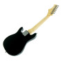 Karrera Kids Electric Guitar Junior Beginner Double Cutaway Scaled-Down Instrument for Children - Black thumbnail 5