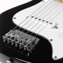 Karrera Kids Electric Guitar Junior Beginner Double Cutaway Scaled-Down Instrument for Children - Black thumbnail 6