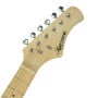 Karrera Kids Electric Guitar Junior Beginner Double Cutaway Scaled-Down Instrument for Children - Purple thumbnail 7