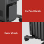 Dimplex Oil Free 1.5kW Column Heater w/ Turbo Fan and Timer in Black thumbnail 6