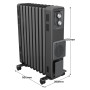 Dimplex Oil Free 2.4kW Column Heater w/ Thermostat and Turbo Fan in Black thumbnail 3