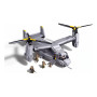 Sluban B1537 Model Kit 1:44 MV-22 Osprey Tiltrotor Helicopter Plane Military Air Force Building Blocks DIY Set Toy thumbnail 1