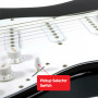 Karrera 39in Electric Guitar - Black thumbnail 4