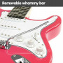 Karrera 39in Electric Guitar  - Pink thumbnail 6