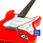 Karrera 39in Electric Guitar - Red thumbnail 3