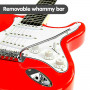 Karrera 39in Electric Guitar - Red thumbnail 4
