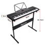 Karrera 61-Key Electronic Piano Keyboard 75cm with Stand - Black thumbnail 3