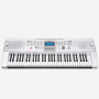 Karrera 61 Keys Electronic Keyboard Piano with Stand - Silver thumbnail 3