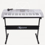 Karrera 61 Keys Electronic Keyboard Piano with Stand - Silver thumbnail 1
