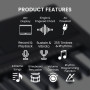 Karrera 61-Key Electronic Piano Keyboard 75cm - Black thumbnail 8
