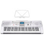 Karrera 61 Keys Electronic LED Keyboard Piano with Stand - Silver thumbnail 4