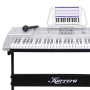 Karrera 61 Keys Electronic LED Keyboard Piano with Stand - Silver thumbnail 6