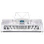 Karrera 61 Keys Electronic Keyboard Piano with Stand - Silver thumbnail 5