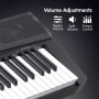 Karrera 88 Keys Electronic Keyboard Piano with Stand Black thumbnail 12
