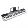 Karrera 88 Keys Electronic Keyboard Piano with Stand Silver thumbnail 2