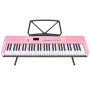 Karrera 61-Key Electronic Piano Keyboard with LED and Folding Stand in Pink CHJ-SD1 thumbnail 1