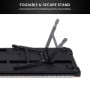 Karrera 61-Key Electronic Piano Keyboard with LED and Folding Stand in Pink CHJ-SD1 thumbnail 11