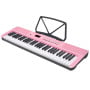 Karrera 61-Key Electronic Piano Keyboard with LED and Folding Stand in Pink CHJ-SD1 thumbnail 5