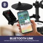 Karrera 18S Electronic Drum Kit Quiet Mesh Pads 8 Dual-Trigger Snare Bluetooth 300+ Sounds thumbnail 9