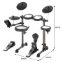 Karrera 18S Electronic Drum Kit with Mesh Pads 8in Bluetooth USB/MIDI Drum Coach Metronome  Kick Pedal & Choke Cymbals thumbnail 4