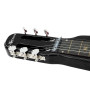 Karrera 29in 6-String Lap Steel Hawaiian Guitar - Black thumbnail 4